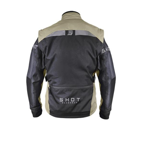 Veste enduro shot racetech noir/sable