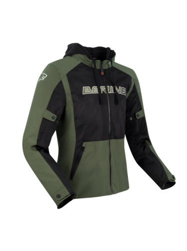 Blouson Spirit Bering Noir/Kaki