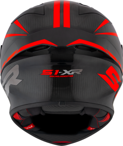 Casque SUOMY S1-XR GP Carbone Hypersonic Rouge