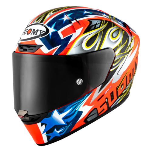 Casque SUOMY SR-GP EVO Glory Bleu/Rouge