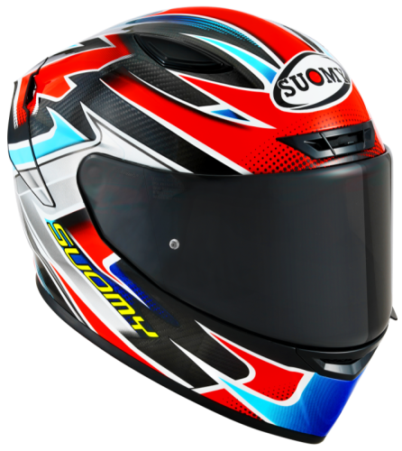 Casque SUOMY TX-PRO Flat Out Rouge/Bleu/Gris