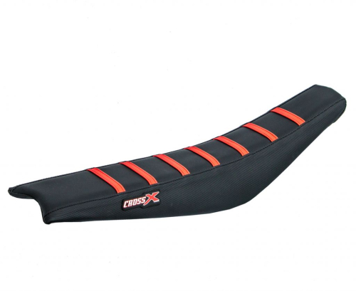 HOUSSE DE SELLE GASGAS EC-ECF - TOP BLACK- SIDE BLACK-STRIPES RED  (2)