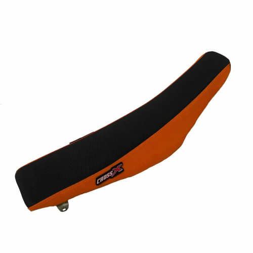 HOUSSE DE SELLE KTM LC SX 50 - TOP BLACK- SIDE ORANGE   (1)