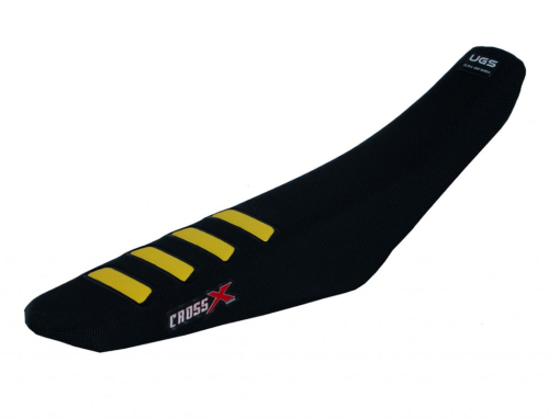 HOUSSE DE SELLE SUZUKI RMZ 250-450 - UGS COLOR WAVE BLACK-YELLOW 