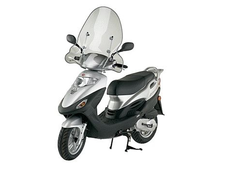 Parebrise pour Kymco Vivio haut sans bord