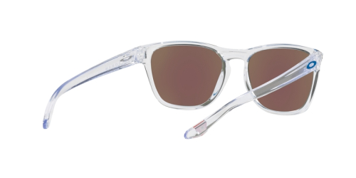 Lunettes de soleil OAKLEY Manorburn - verres Prizm Sapphire, monture Polished Clear