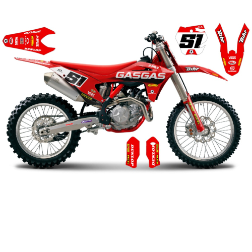 Kit déco motocross GASGAS 450 MCF 2023 FIRST personnalisable