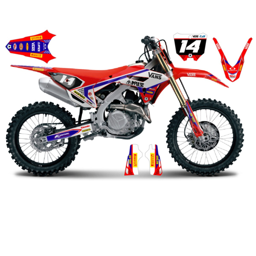 Kit déco motocross HONDA 250 CRF 2024 DUAL personnalisable