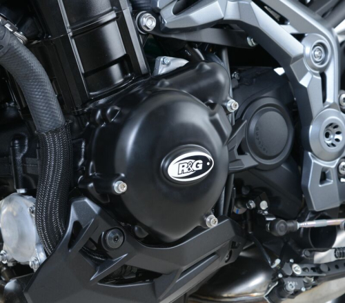 Couvre-carter gauche R&G RACING noir Kawasaki Z900