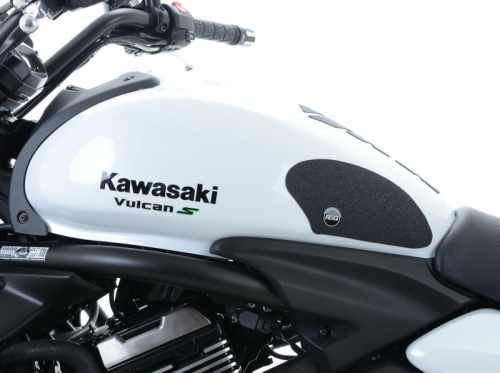 Kit grip de réservoir R&G RACING 2 pièces noir Kawasaki Vulcan S