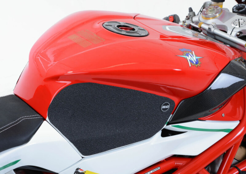 Kit grip de réservoir R&G RACING 2 pièces noir MV Agusta F4RR