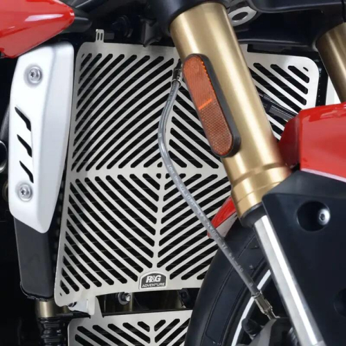 Protection de radiateur R&G RACING inox - Triumph Speed Triple (1)