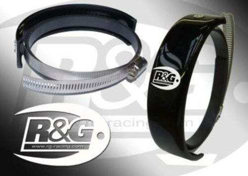 Protection de silencieux rond R&G RACING noir Ø140-165mm