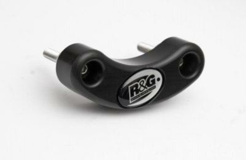 Slider moteur droit R&G RACING noir Triumph Dayton/Street Triple 675 (1)