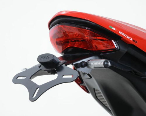 Support de plaque R&G RACING noir Ducati Monster 1200R