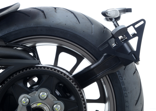 Support de plaque R&G RACING noir Ducati X Diavel