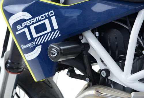 Tampons de protecion Aero R&G RACING noir Husqvarna 701 Supermoto