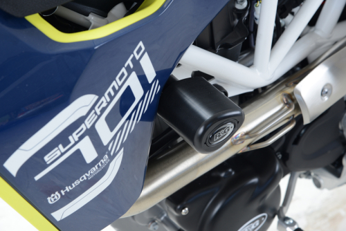 Tampons de protecion Aero R&G RACING noir Husqvarna 701 Supermoto