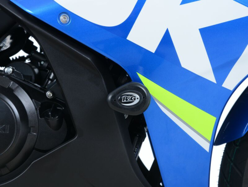 Tampons de protection R&G RACING Aero noir (sans perçage) Suzuki GSX250R