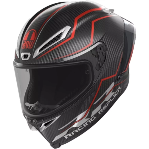 CASQUE AGV PISTA GP RR E2206 PERFORMANTE CARBON / RED