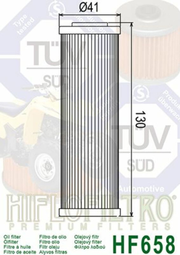 Filtre à huile HIFLOFILTRO - HF650 Husqvarna/KTM