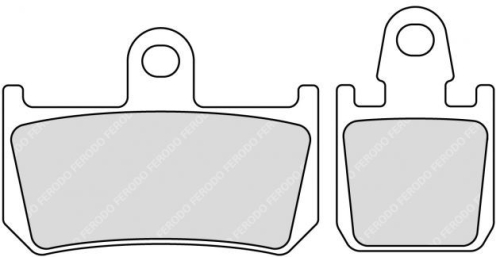 Plaquette de frein Métal Fritté Sinter Grip Race - R90 ref: FDB2217XRAC