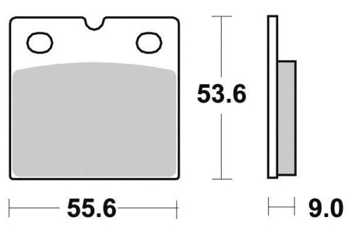 Plaquette de frein Métal Fritté Sinter Grip Road - R90