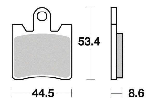 Plaquette de frein Métal Fritté Sinter Grip Road - R90 ref: FDB2085ST