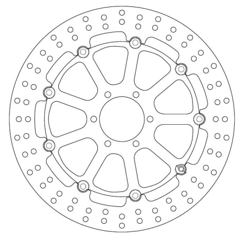 Disque de Frein Flottant - Homologué TÜV