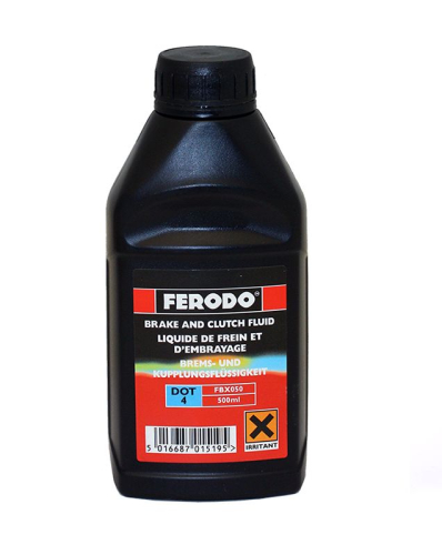 Liquide de Frein DOT4 500mL - Sae J:1703 Fmvss 116