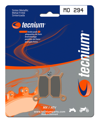 Plaquettes de frein TECNIUM MX/Quad métal fritté - MO294