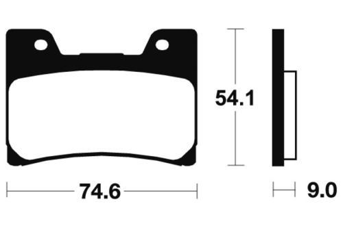 Plaquettes de frein TECNIUM Performance métal fritté - MF145