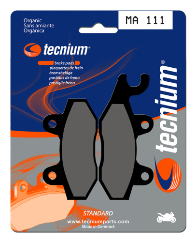 Plaquettes de frein TECNIUM route organique - MA111