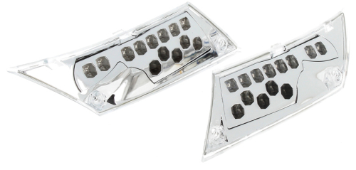 Clignotant arrière V PARTS Type origine LED chrome Piaggio Zip 50