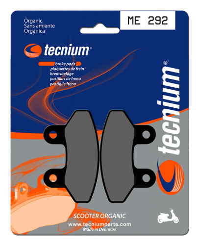 Plaquettes de frein TECNIUM Scooter organique - ME292