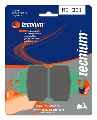 Plaquettes de frein TECNIUM Scooter organique - ME331