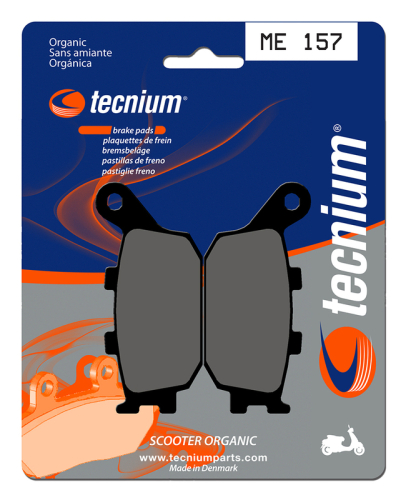 Plaquettes de frein TECNIUM Scooter organique - ME157