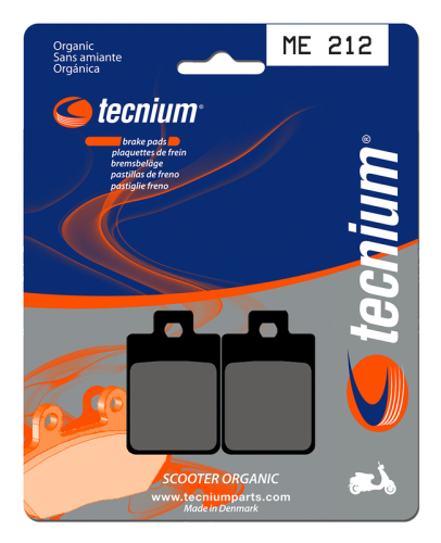 Plaquettes de frein TECNIUM Scooter organique - ME212