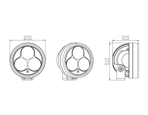 Kit d'éclairages DENALI D3 DialDim™ - universel