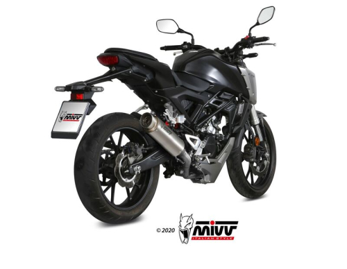 Ligne complète MIVV GP Pro titane/inox - Honda CB125R