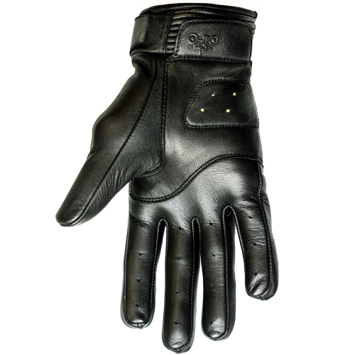 Gants Helstons Side Cuir été noir MP