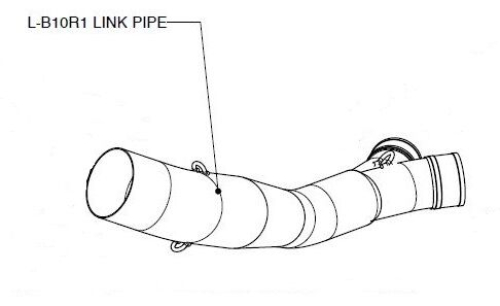 Tube de liaison AKRAPOVIC SS Z750