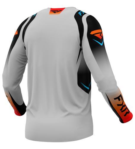 MAILLOT FXR CLUTCH PRO 2025 GRIS ORANGE