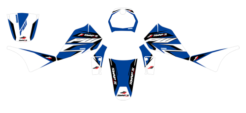 Kit Déco Diamond Light - YAMAHA PW80 - Bleu