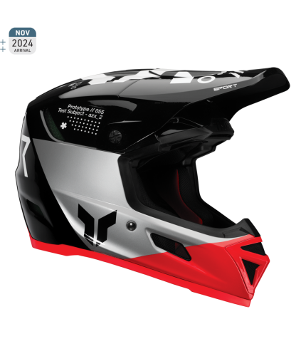 Casque Thor Reflex Sport Strike MIPS Noir/Gris/Rouge