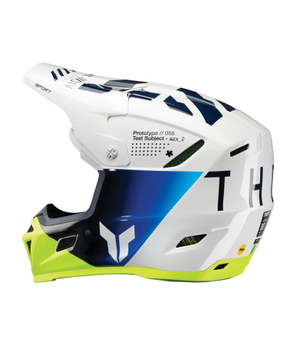 Casque Thor Reflex Sport Strike MIPS Bleu/Jaune/Blanc/Noir