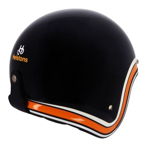 Casque Jet Helstons Freedom - Noir/Beige/Orange