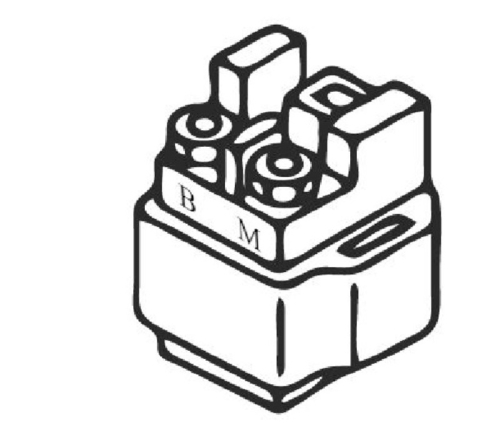 Relais de démarreur TECNIUM 12V / 150A