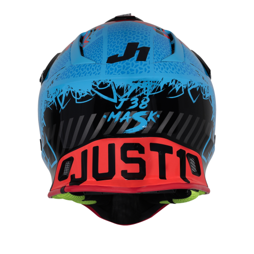 Casque Just1 J38 MASK Noir Bleu Noir