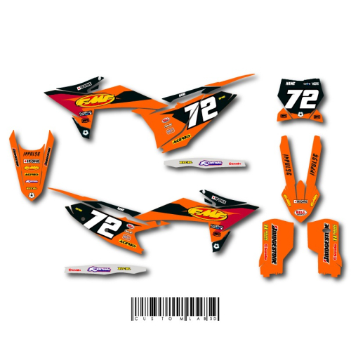 Kit déco KTM 125 SX 2025 FIRST